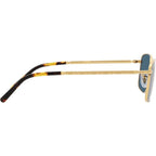 RB3717, Legend Gold/Blue Polarised Glass Lenses 57 Eye Size