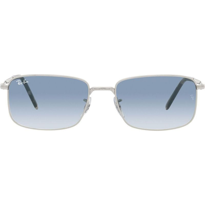 RB3717, Silver/Blue Gradient Glass Lenses 57 Eye Size