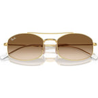 RB3719, Arista/Clear Brown Gradient Glass Lenses 54 Eye Size