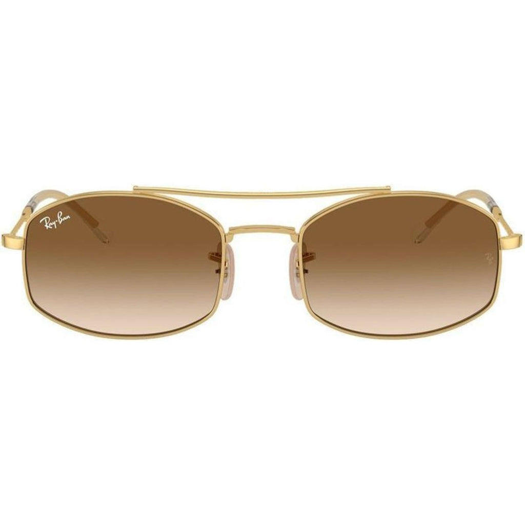 RB3719, Arista/Clear Brown Gradient Glass Lenses 54 Eye Size