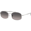 RB3719, Silver/Light Grey Gradient Polarised Glass Lenses 54 Eye Size