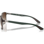 RB3721, Brown on Gunmetal/Brown Gradient Lenses