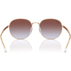 RB3727D, Rose Gold/Light Blue Violet Gradient Lenses