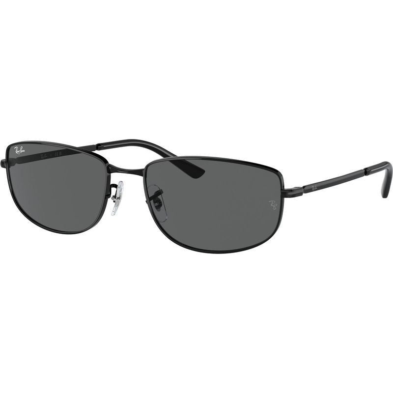 RB3732, Black/Dark Grey Glass Lenses 59 Eye Size