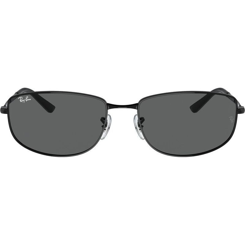 RB3732, Black/Dark Grey Glass Lenses 59 Eye Size
