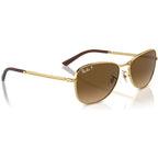 RB3733, Arista/Brown Gradient Polarised Glass Lenses 59 Eye Size