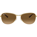 RB3733, Arista/Brown Gradient Polarised Glass Lenses 56 Eye Size