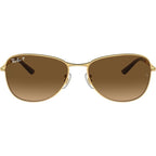RB3733, Arista/Brown Gradient Polarised Glass Lenses 59 Eye Size