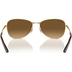RB3733, Arista/Brown Gradient Polarised Glass Lenses 59 Eye Size