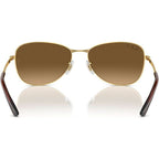 RB3733, Arista/Brown Gradient Polarised Glass Lenses 56 Eye Size