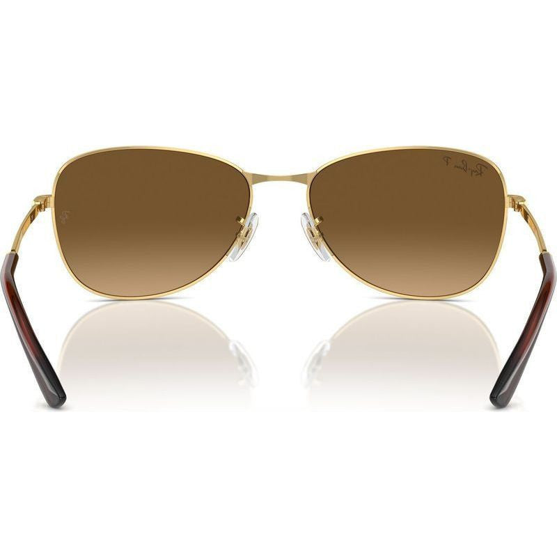 RB3733, Arista/Brown Gradient Polarised Glass Lenses 56 Eye Size