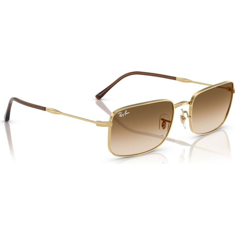 RB3746, Arista/Brown Clear Gradient Glass Lenses 56 Eye Size