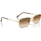 RB3746, Arista/Brown Clear Gradient Glass Lenses 56 Eye Size
