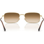 RB3746, Arista/Brown Clear Gradient Glass Lenses 56 Eye Size