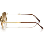 RB3746, Arista/Brown Clear Gradient Glass Lenses 56 Eye Size
