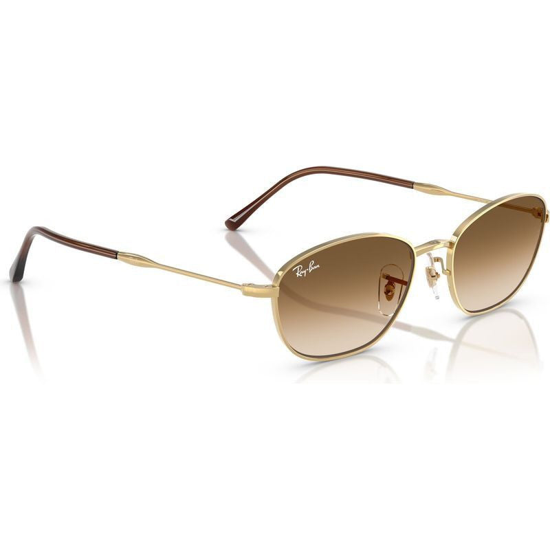 RB3749, Arista/Brown Clear Gradient Glass Lenses 55 Eye Size