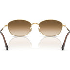 RB3749, Arista/Brown Clear Gradient Glass Lenses 55 Eye Size
