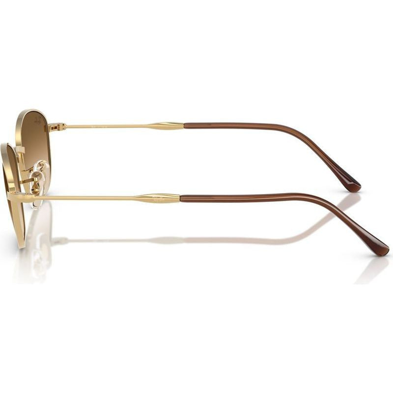 RB3749, Arista/Brown Clear Gradient Glass Lenses 55 Eye Size