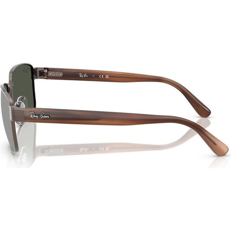 RB3750, Copper/Green Glass Lenses 59 Eye Size