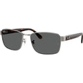 RB3750, Gunmetal/Dark Grey Glass Lenses 59 Eye Size