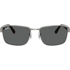 RB3750, Gunmetal/Dark Grey Glass Lenses 59 Eye Size