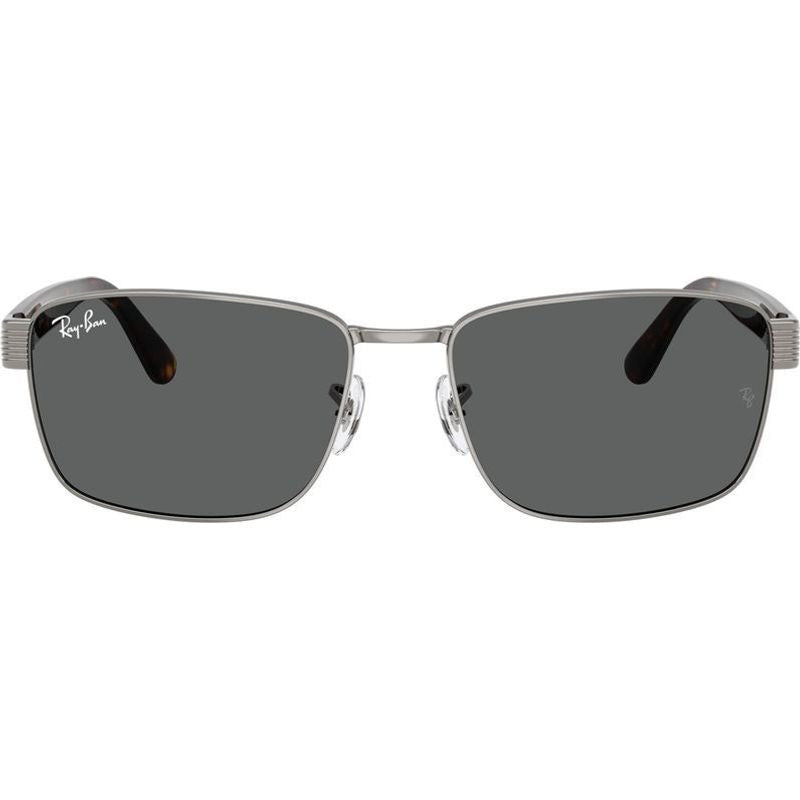 RB3750, Gunmetal/Dark Grey Glass Lenses 59 Eye Size