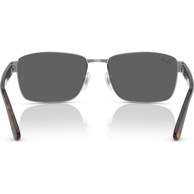 RB3750, Gunmetal/Dark Grey Glass Lenses 62 Eye Size