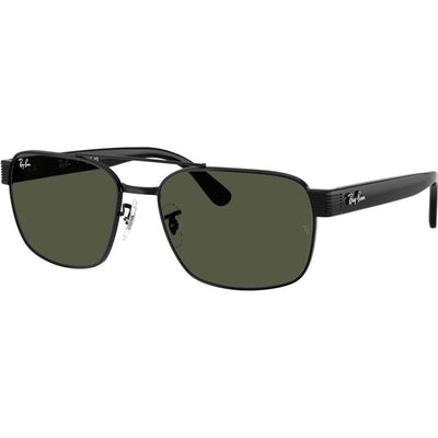 RB3751, Black/Green Glass Lenses 61 Eye Size