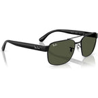 RB3751, Black/Green Glass Lenses 58 Eye Size