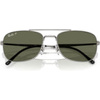 RB3755, Gunmetal/Green Polarised Glass Lenses 59 Eye Size