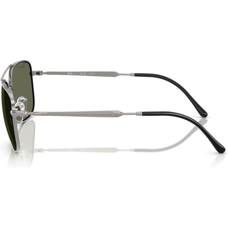 RB3755, Gunmetal/Green Polarised Glass Lenses 59 Eye Size