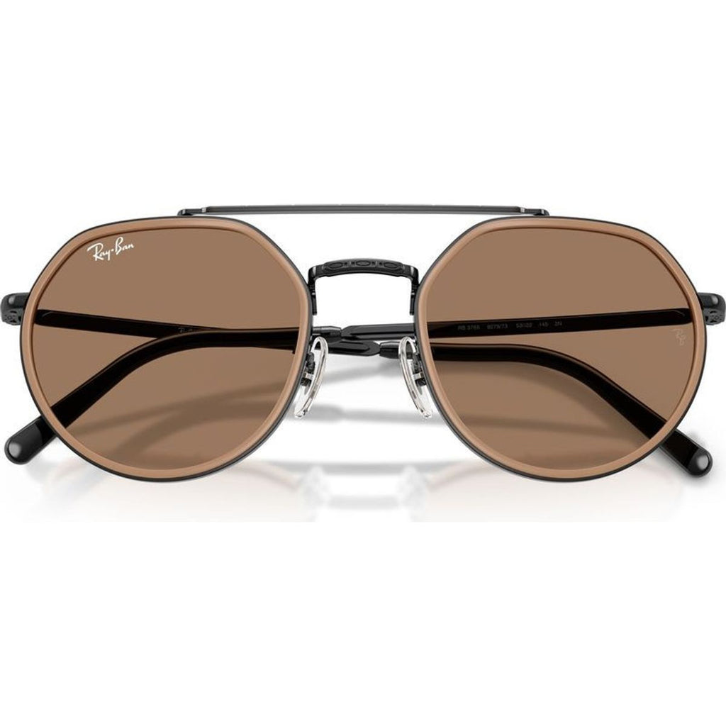 RB3765, Black/Brown Glass Lenses