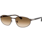RB3777, Copper/Clear Brown Gradient Glass Lenses 59 Eye Size