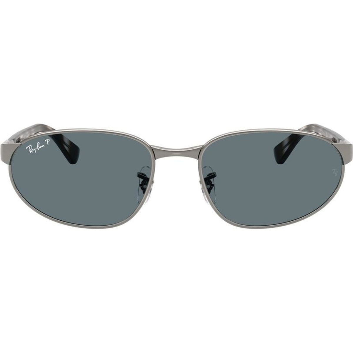 RB3777, Gunmetal/Dark Blue Polarised Glass Lenses 59 Eye Size