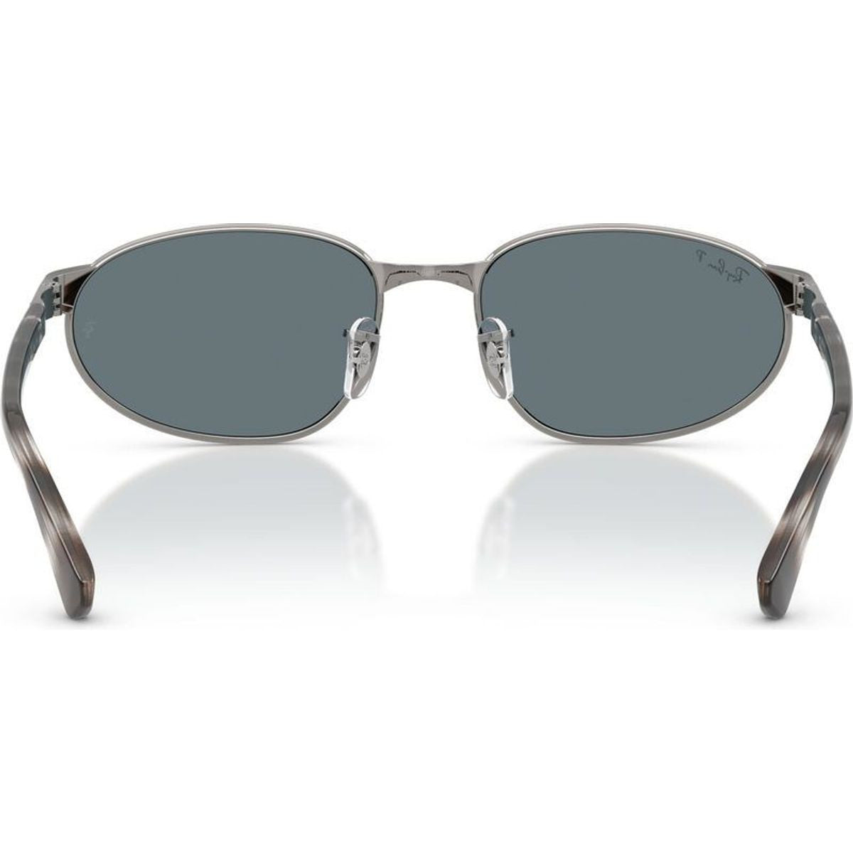 RB3777, Gunmetal/Dark Blue Polarised Glass Lenses 59 Eye Size