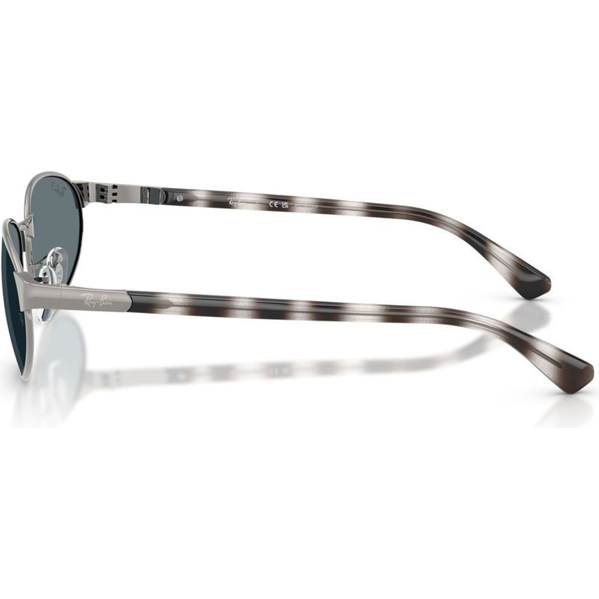 RB3777, Gunmetal/Dark Blue Polarised Glass Lenses 59 Eye Size