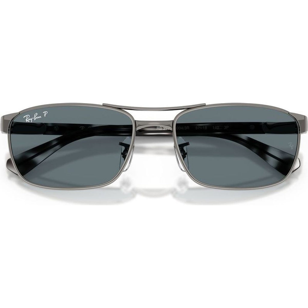 RB3778, Gunmetal/Dark Blue Polarised Glass Lenses 60 Eye Size