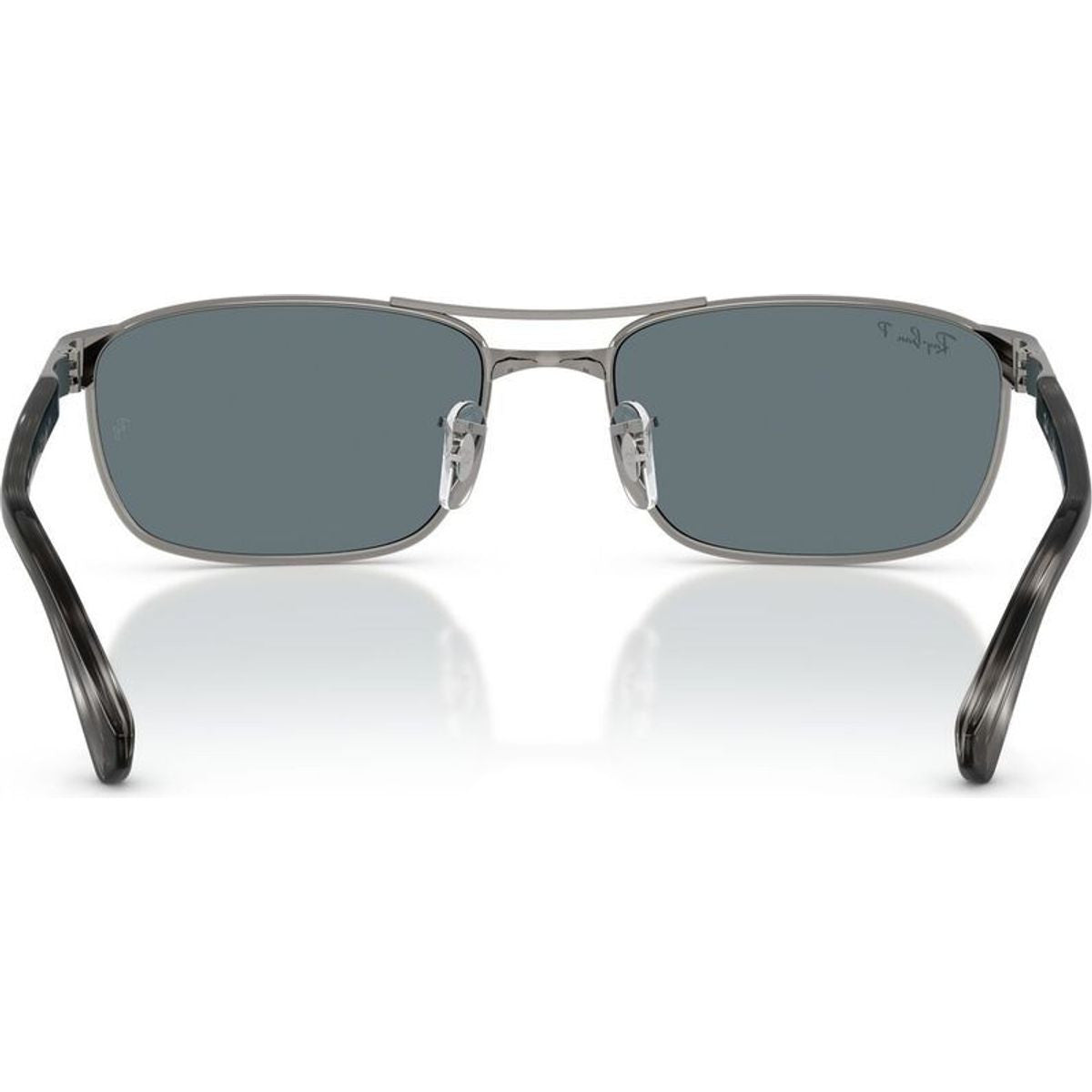 RB3778, Gunmetal/Dark Blue Polarised Glass Lenses 60 Eye Size