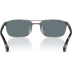 RB3778, Gunmetal/Dark Blue Polarised Glass Lenses 57 Eye Size