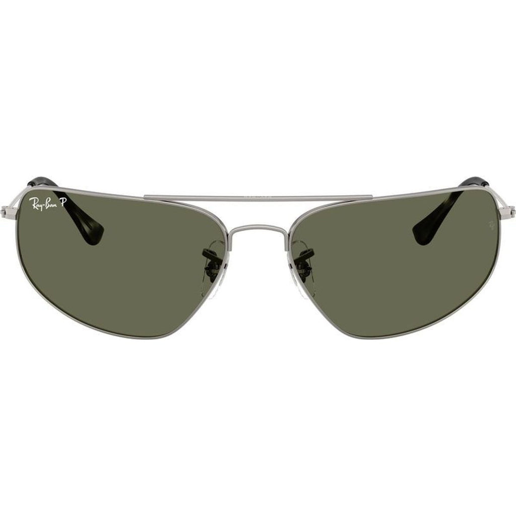 RB3780, Gunmetal/Green Polarised Glass Lenses