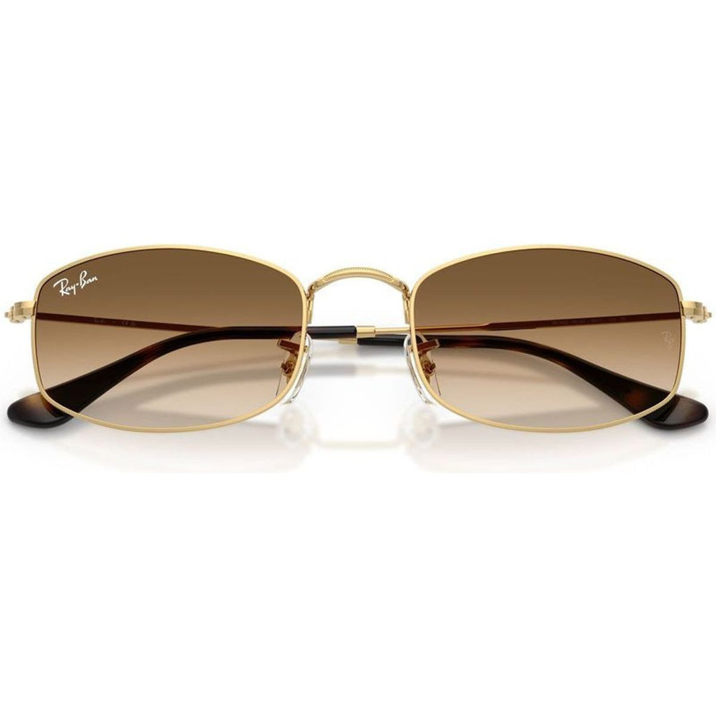 Hello Ray Ray-Ban RB3832 Sunglasses Arista/Brown Clear Glass 52 Size – Just Sunnies