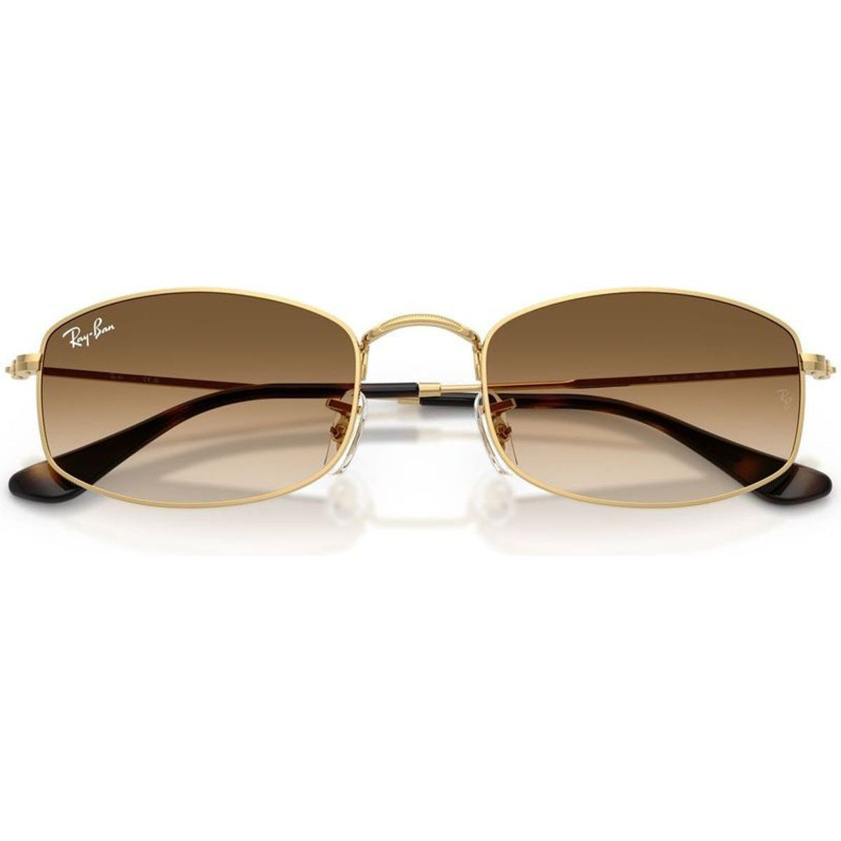 RB3832, Arista/Brown Clear Gradient Glass Lenses 52 Eye Size