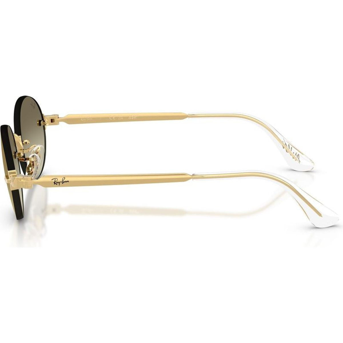 RB3929, Arista/Gold Gradient Mirror Lenses