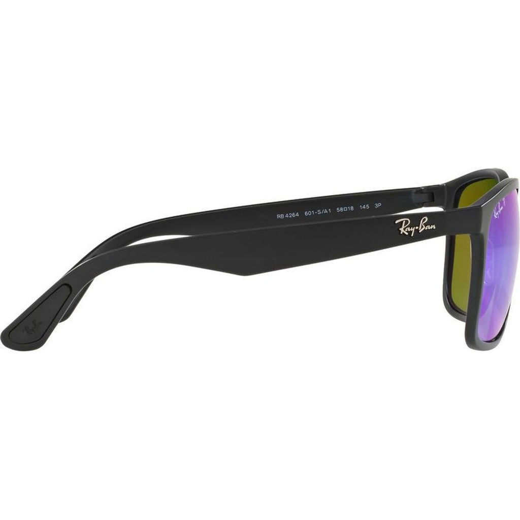 RB4264, Matte Black/Blue Mirror Polarised Lenses