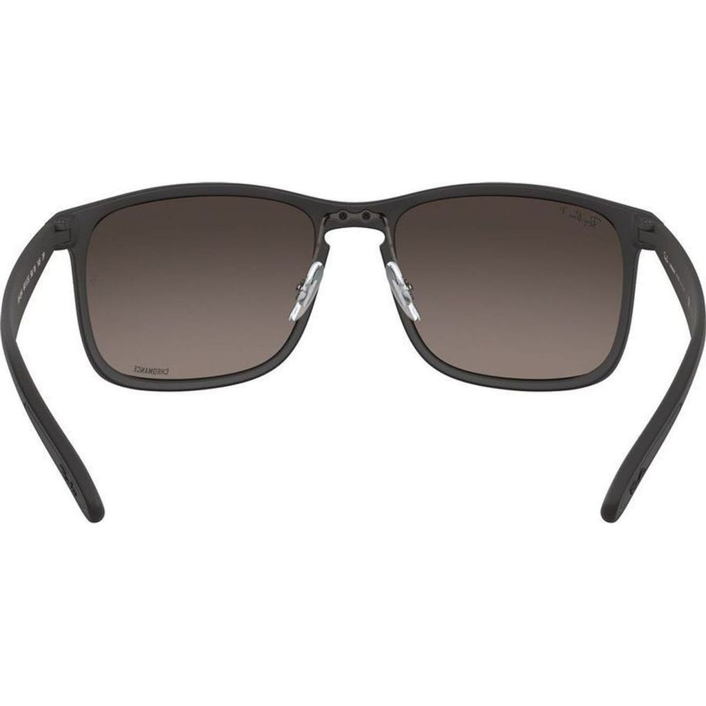 RB4264, Matte Black/Grey Gradient Mirror Polarised Lenses