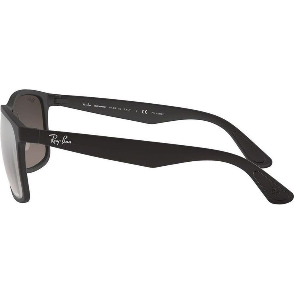 RB4264, Matte Black/Grey Gradient Mirror Polarised Lenses