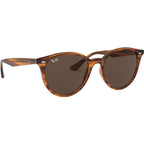 RB4305, Striped Red Havana/Dark Brown Lenses