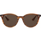 RB4305, Striped Red Havana/Dark Brown Lenses