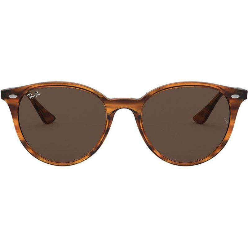 RB4305, Striped Red Havana/Dark Brown Lenses