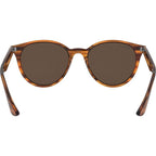 RB4305, Striped Red Havana/Dark Brown Lenses